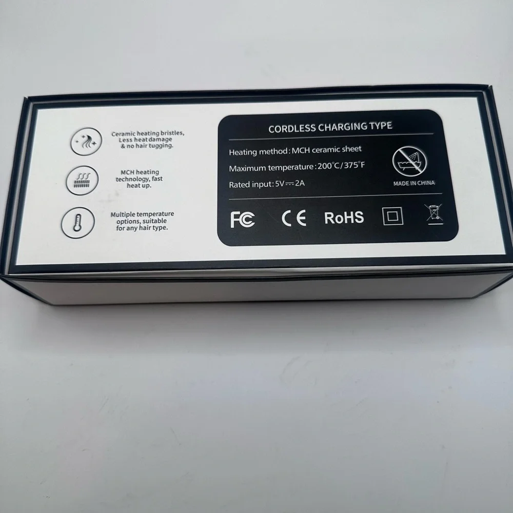 Portable hair straightener, electronic,